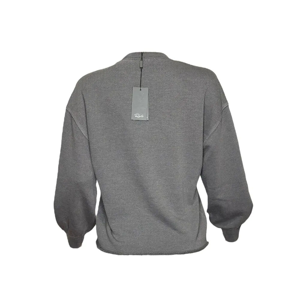 RAILS Signature Sweatshirt, Vintage Black, XS - Image 7