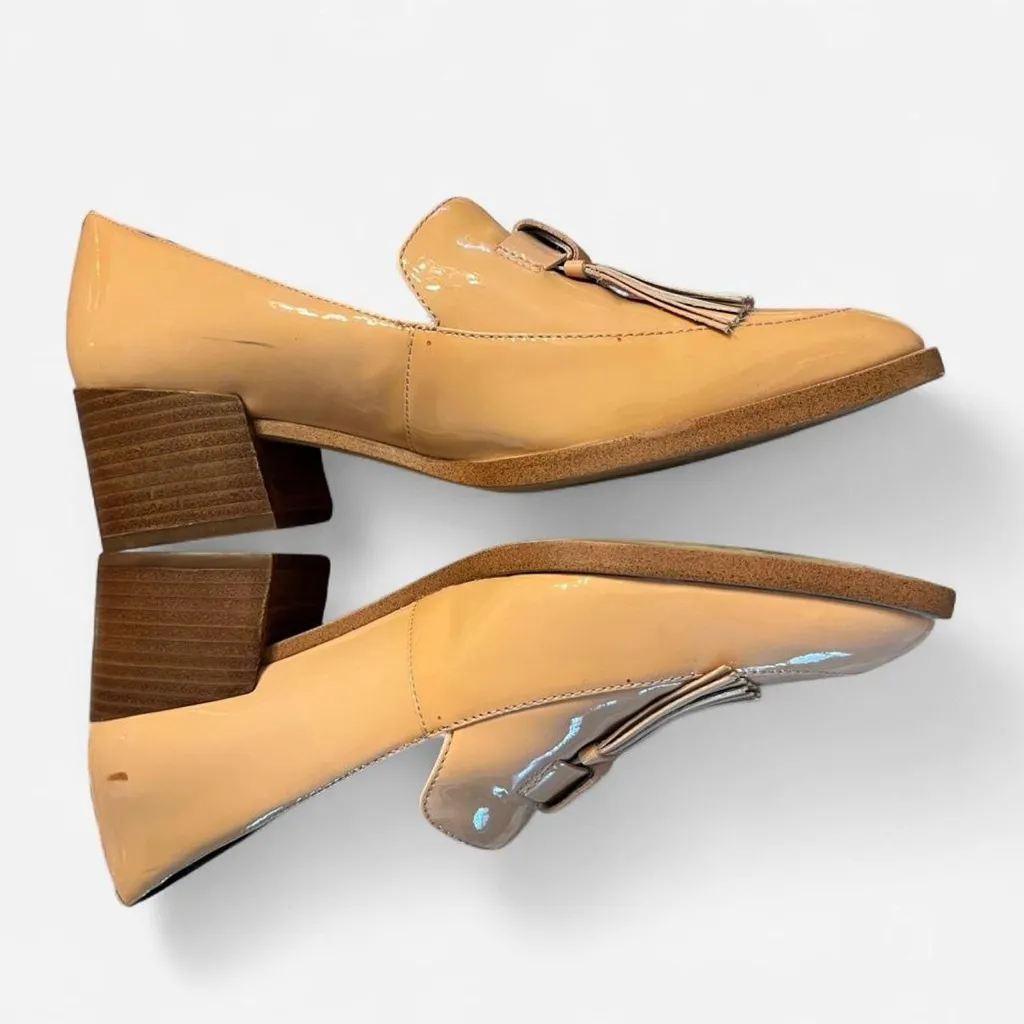 Rebecca Minkoff Glossy Beige Edie Tassel Loafers size 8 - Image 3