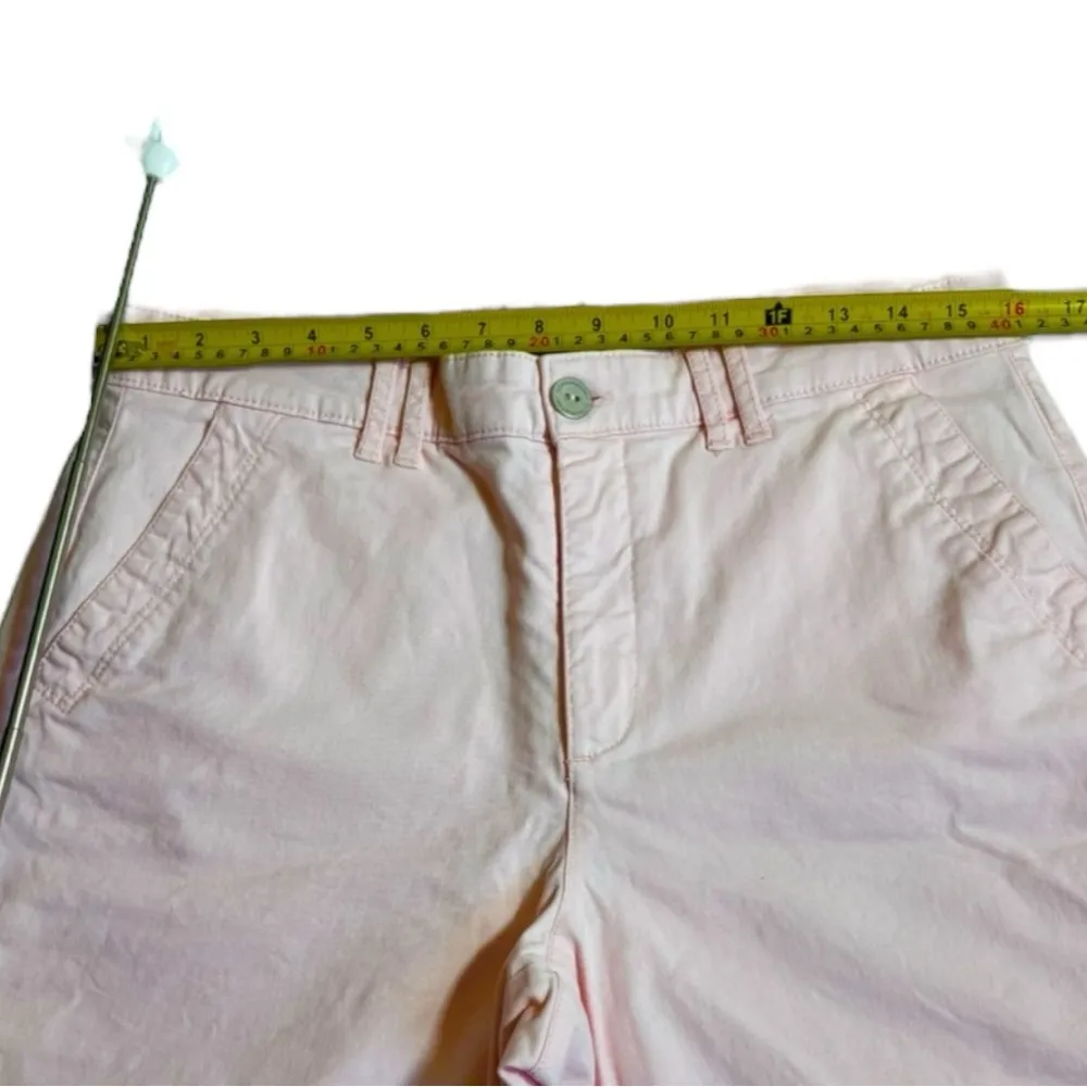 Gloria Vanderbilt Women’s Shorts Size 10 Light Pink Casual Summer Bermuda Short - Image 4