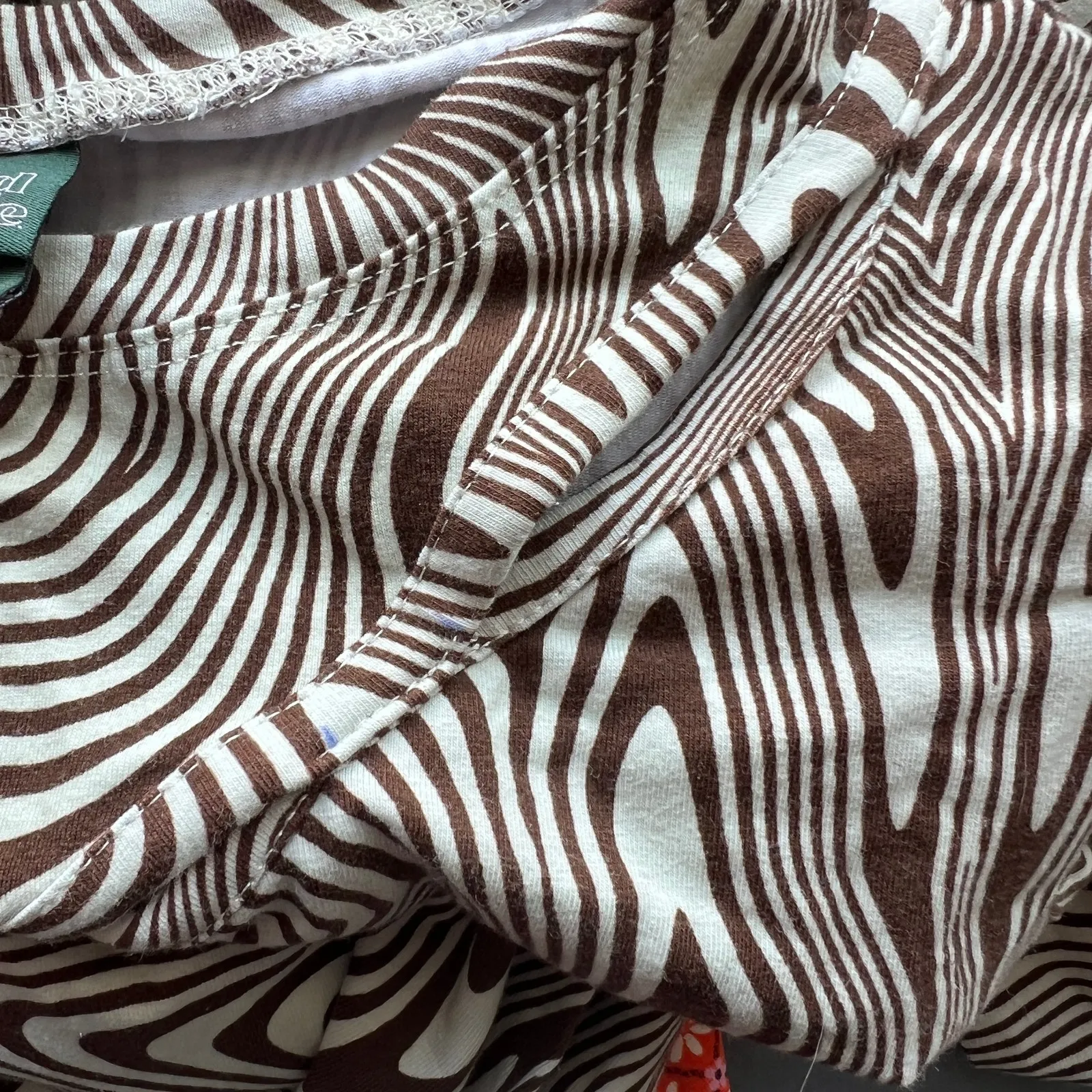 Wild Fable Women's Brown Swirl Long Sleeve BodyCon Dress - Size Small - NWT - Image 5