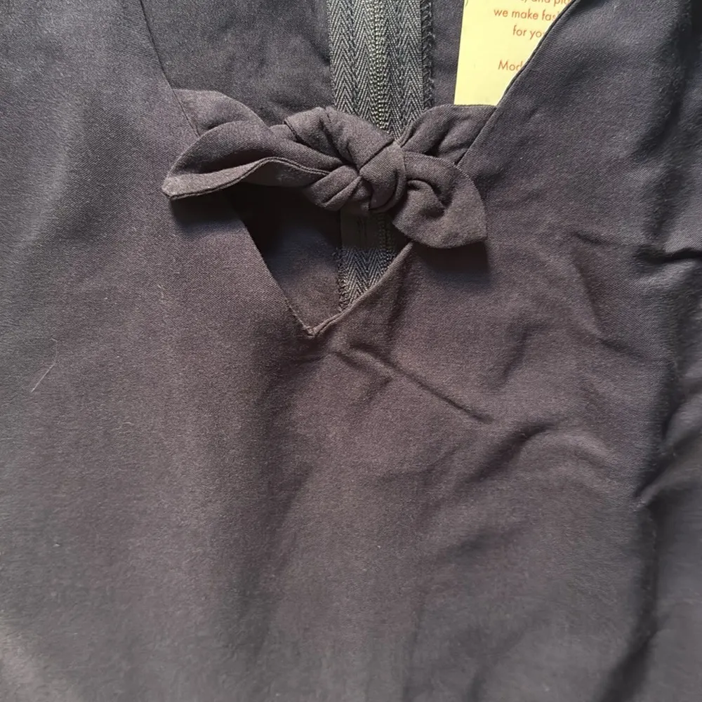 Modcloth Blue Fit and Flare Mini Dress Cut Out Casual Navy Elegant Dress - Image 4