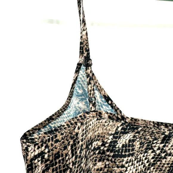 Veronica Beard‎ silk snake skin print tank top - Image 4