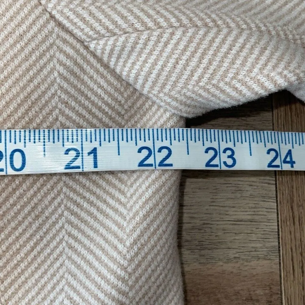 Pretty Little Thing Stone Textured Wool Look Double Breasted Grandad Size 2 Over - Image 7