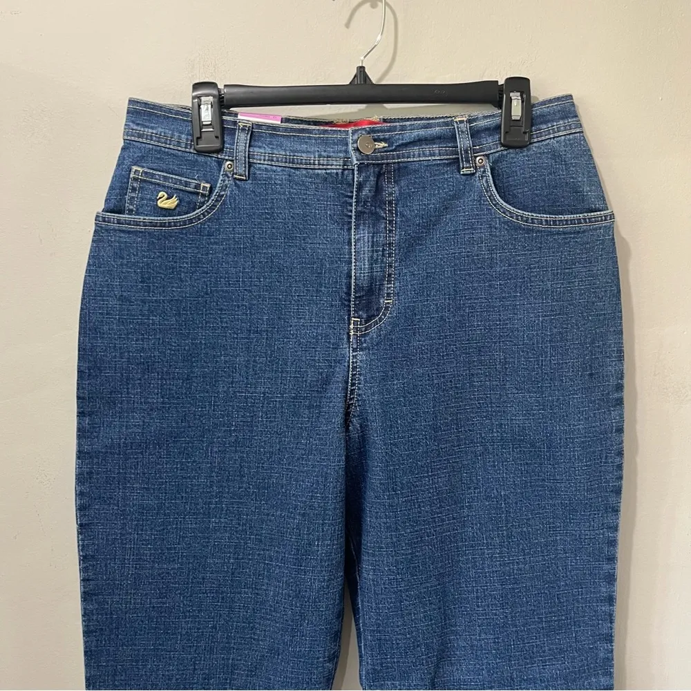 NWT GLORIA VANDERBILT GLORIA PERFECT FIT antique Blue BOOT WOMEN'S SIZE JEANS 12 - Image 4