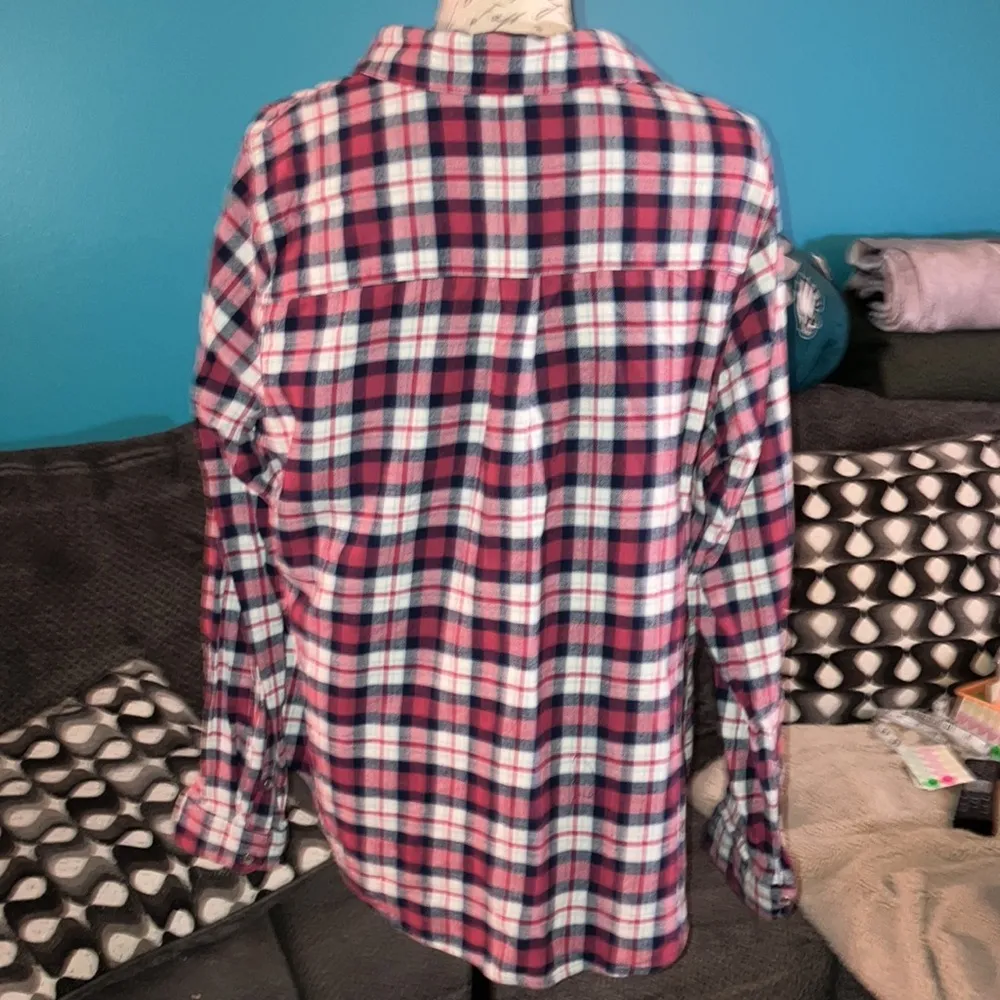 🎉4 for $20 Forever 21+ Plaid Button-Up Shirt, 2X - Image 4