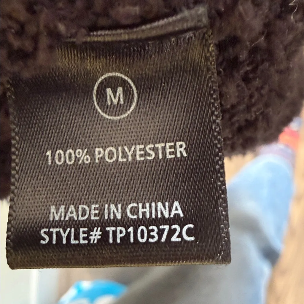 Long black duster sweater robe kimono open with pockets Oversized medium - Image 6