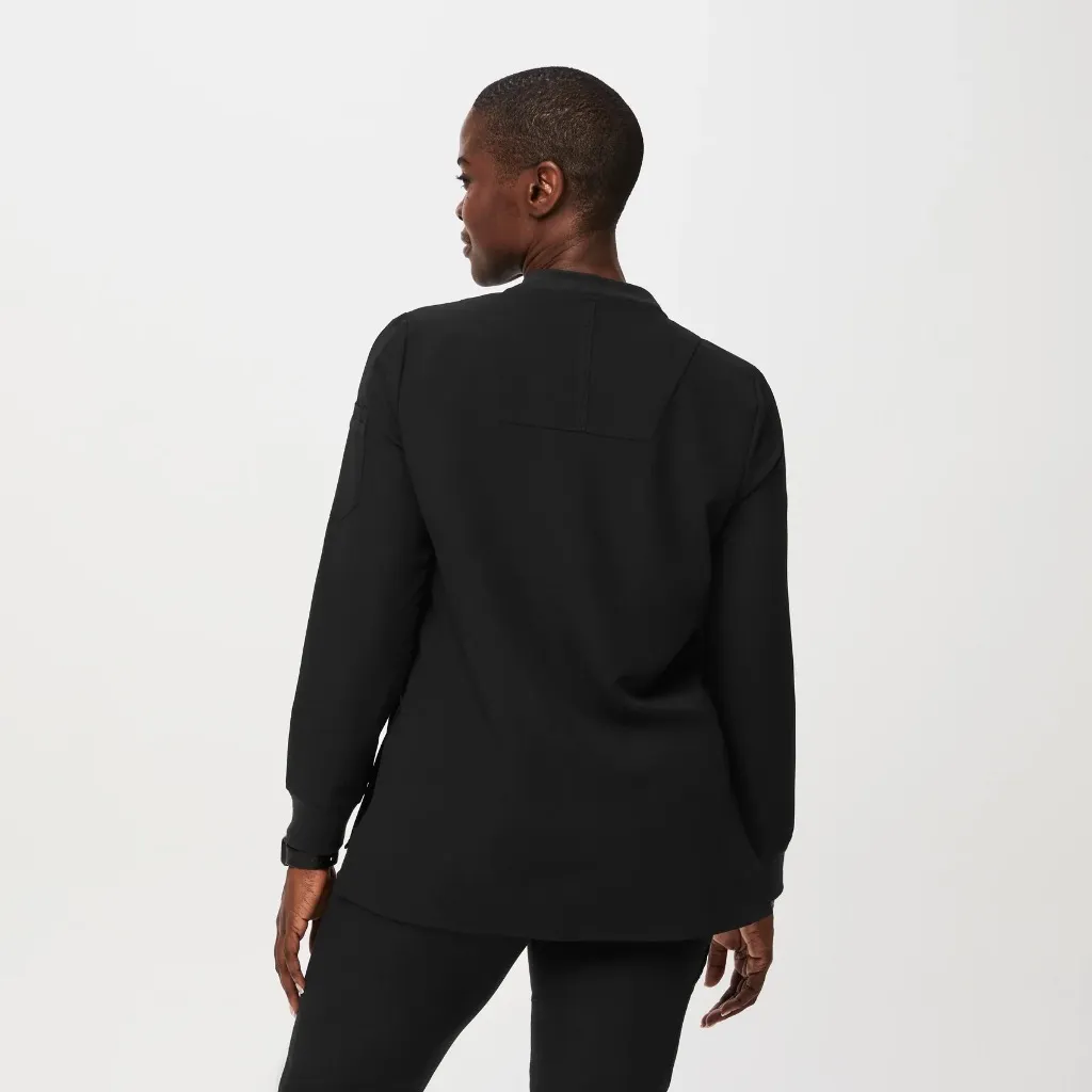 FIGS Black Scrub Jacket - Image 4