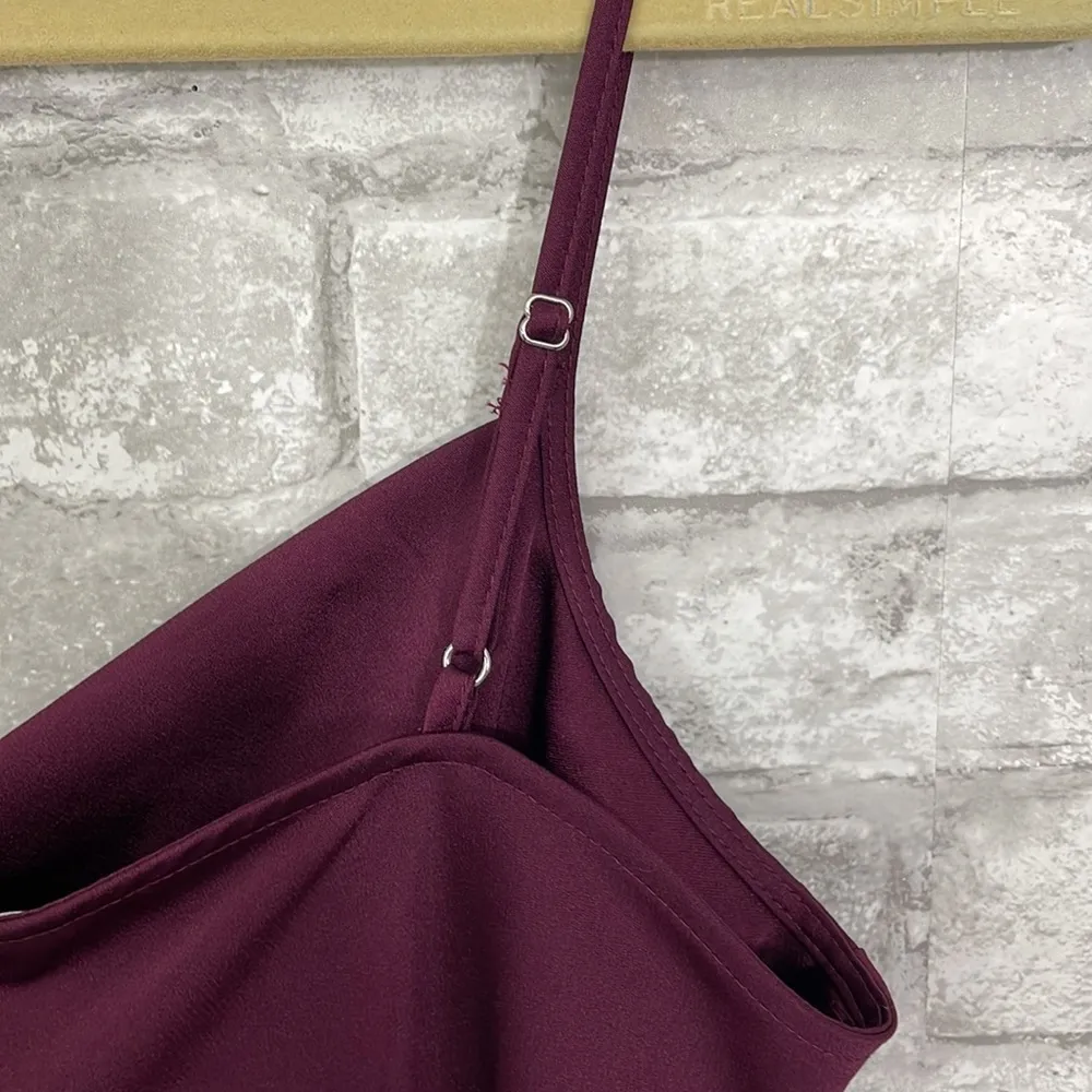 Express Purple Draped Cami - Image 2