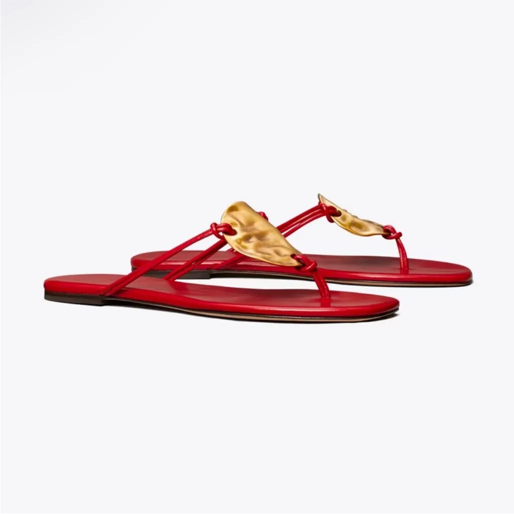Tory Burch  Women's Patos Leather Sandals - Image 2