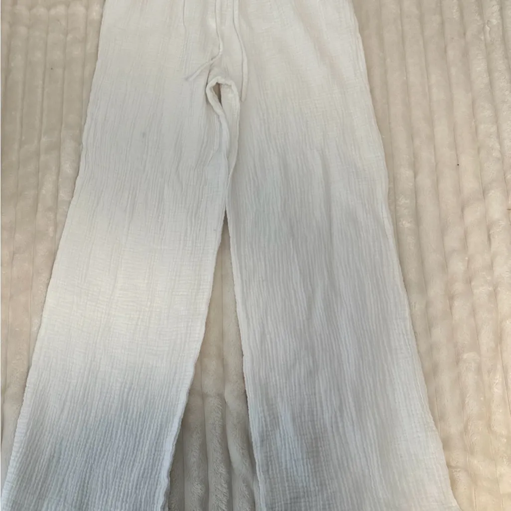 Steve Madden White Wide Leg Jumpsuit‎ with V-Neck - Image 2