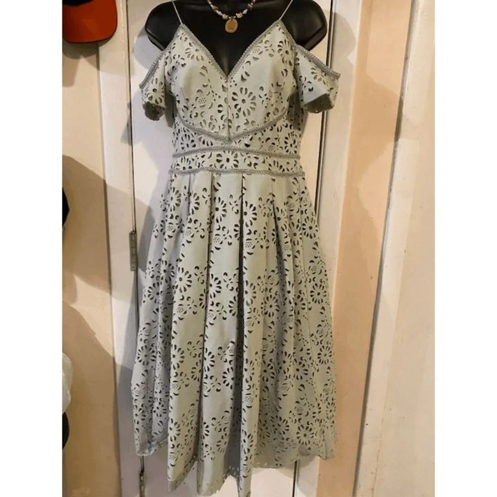 Topshop  Dress. Sz. 2 Mint Green - Image 3