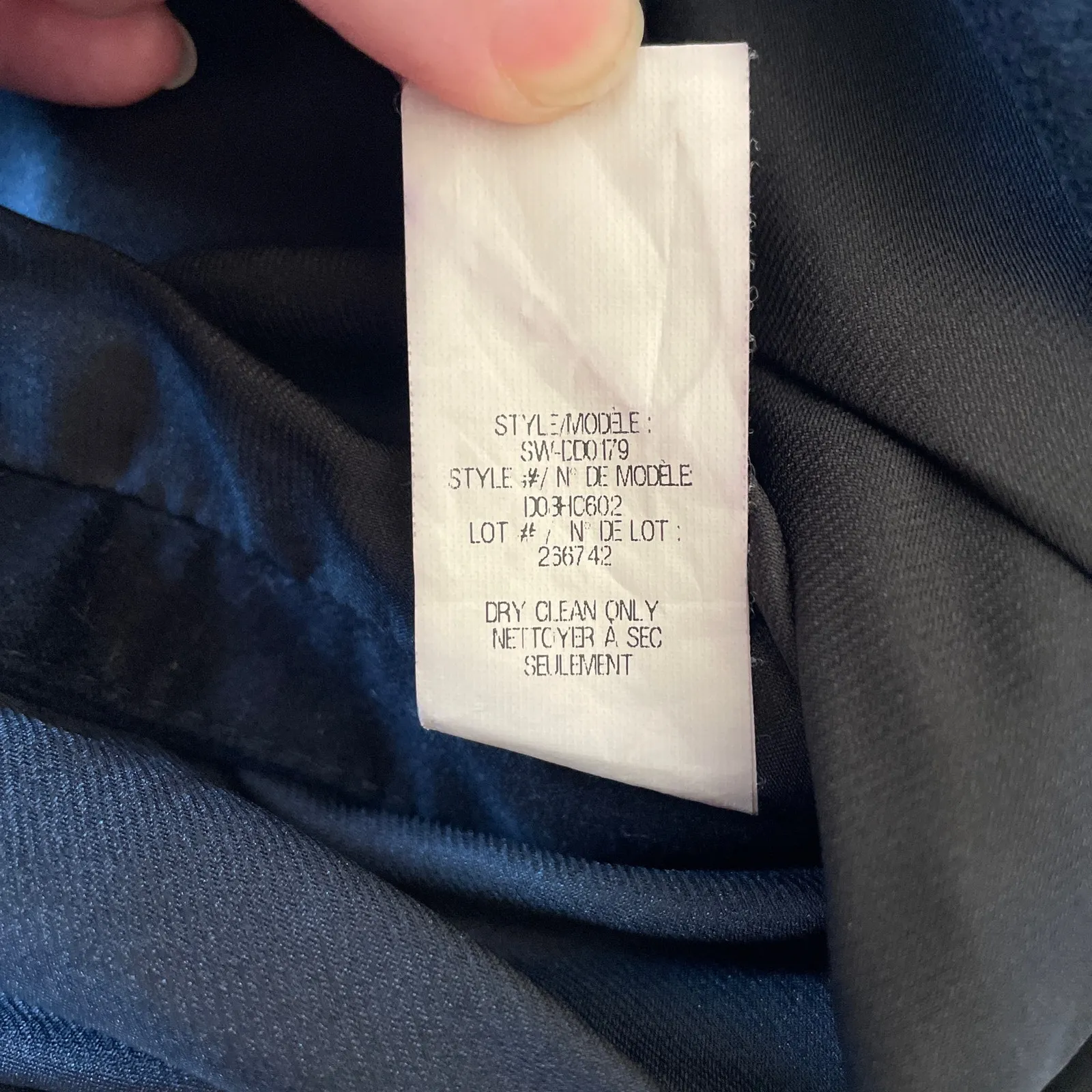 Helmut Lang Dress Womens 4 Black Velveteen Full Size Zip LBD Cocktail Evening - Image 4