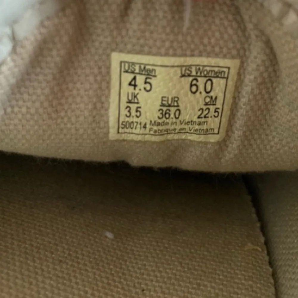 Vans Leather Low Top Sneakers Old Skool 90s Y2K Ivory VTG Skater Preppy Gen Z 6 - Image 12