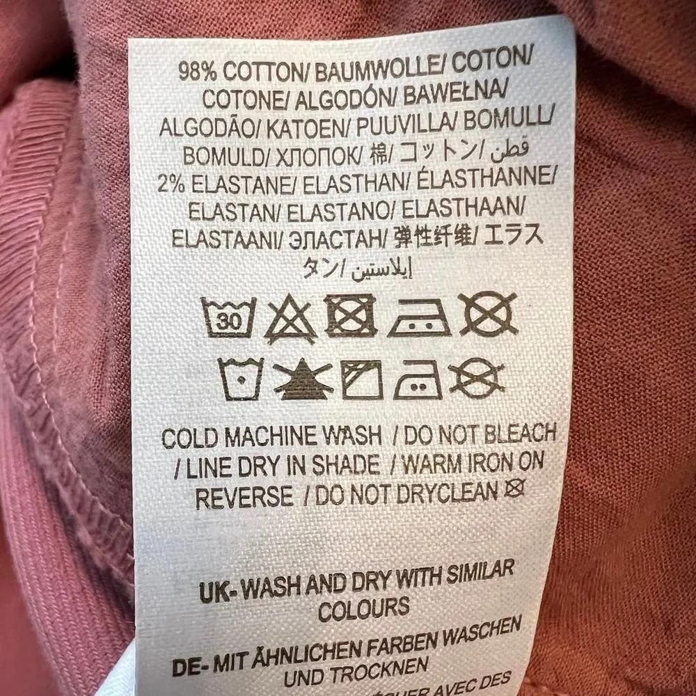 Boden High Rise Women’s Pleat Front Rose Khakis Size 4 Pink - Image 9