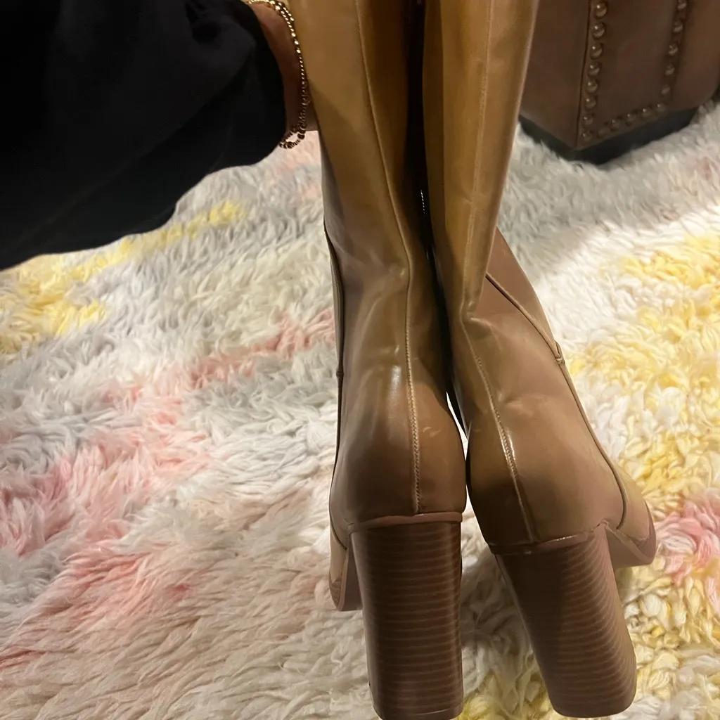 Nordstrom New York & Company Felicity Boots size 11 Brown - Image 4