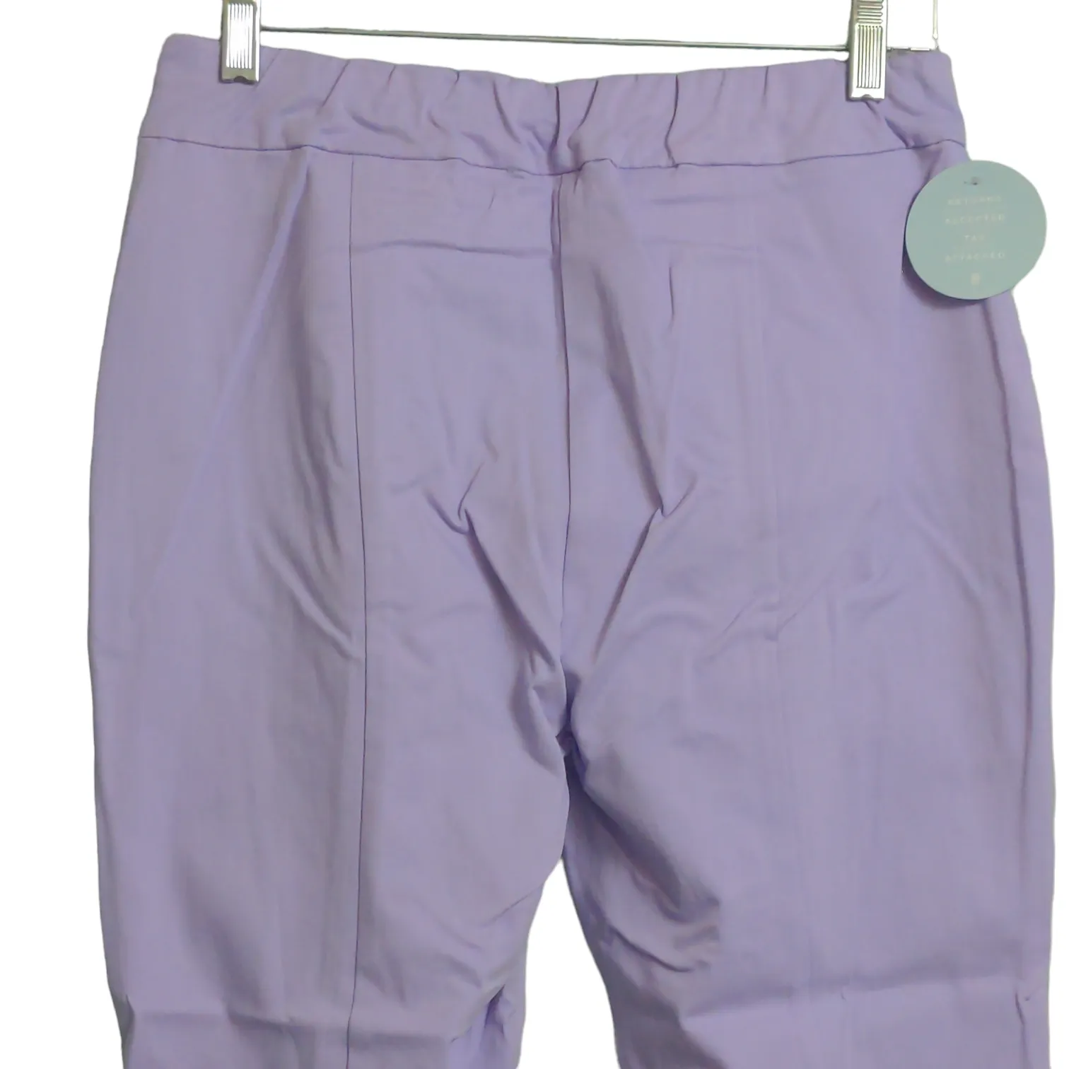 Hill House The Claire Pant Lavender Purple Mid Rise Side Zipper M New - Image 5