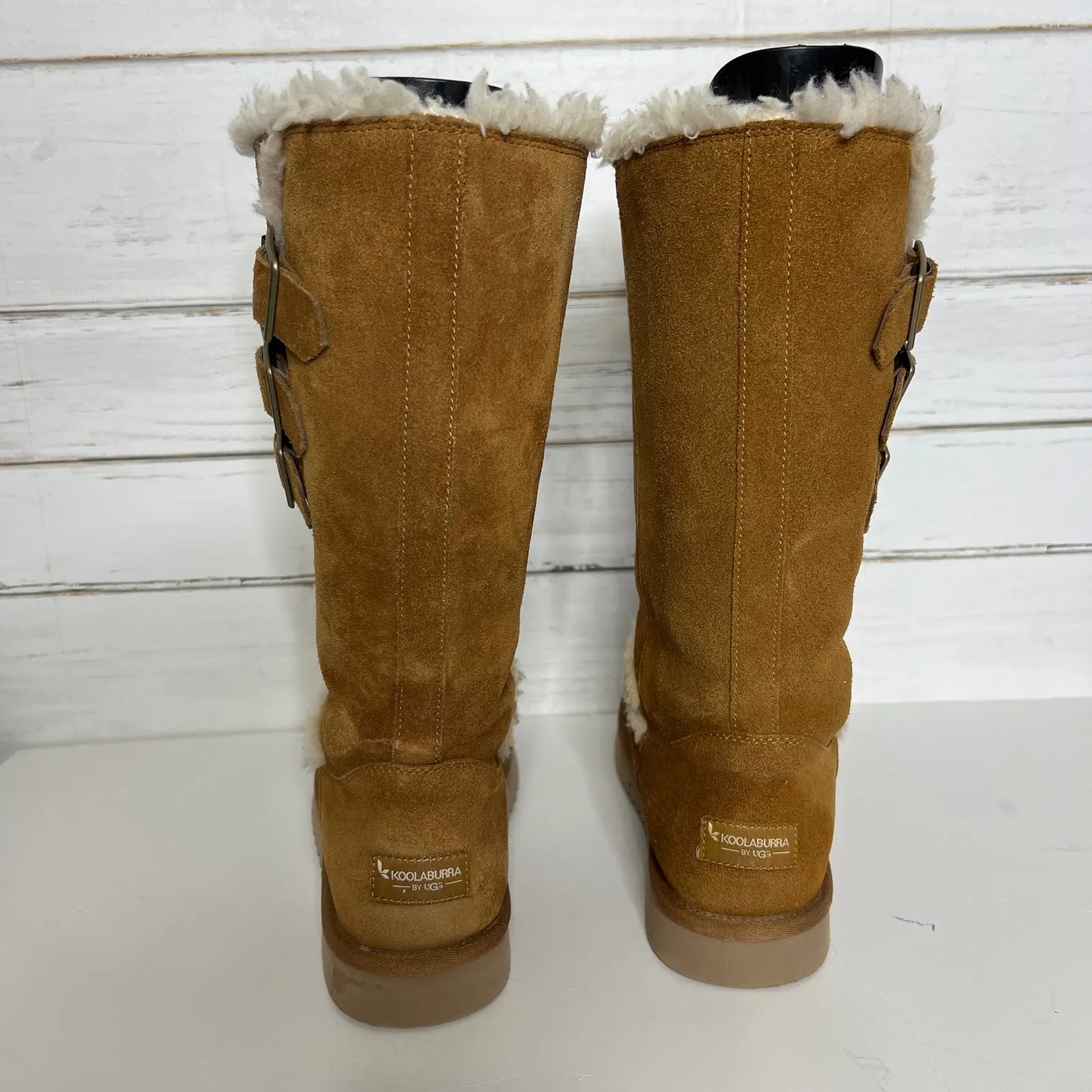 Koolaburra by UGG Women's Victoria Tall Bow Boot Shoe Size 10 Brown - Image 5