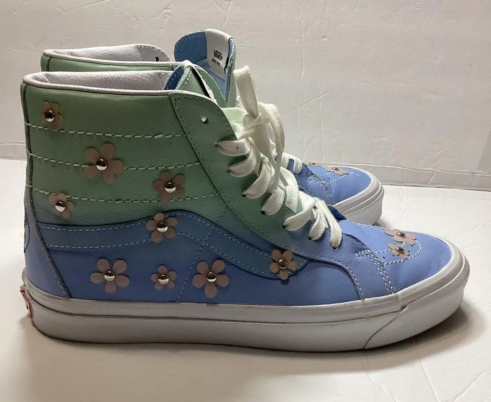 Vans Women's/ unisex  Blue High-Top Sneakers collab with sandy Liang - Image 5