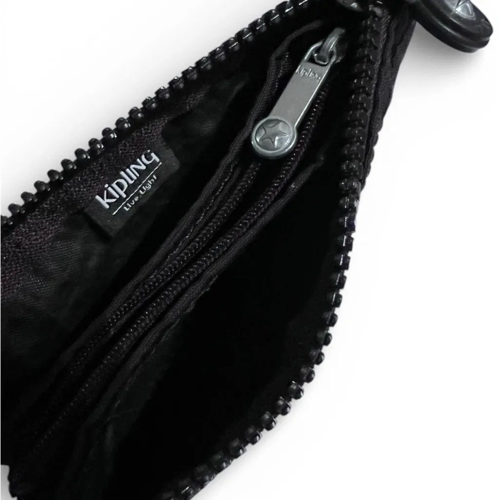 KIPLING 2 Piece Lot Creativity Large and Small Zip Pouches Wallet w/Compartments - Image 9