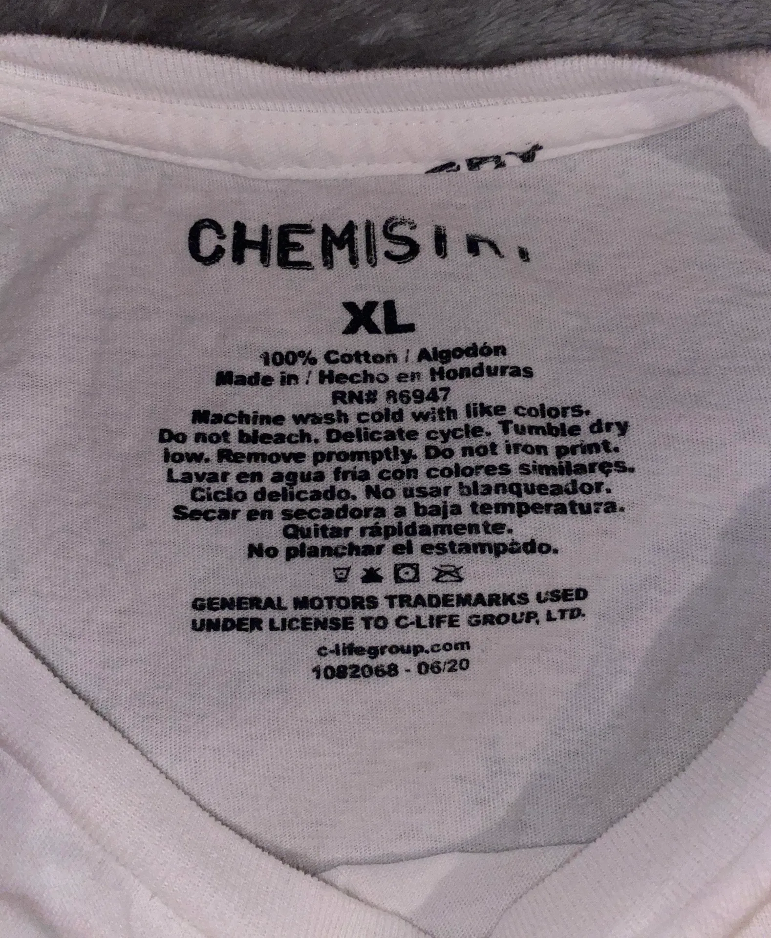 Chemistry Corvette Shirt Size XL - Image 3