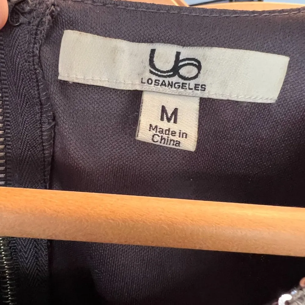 Silver Black & Glitter Top - Image 2