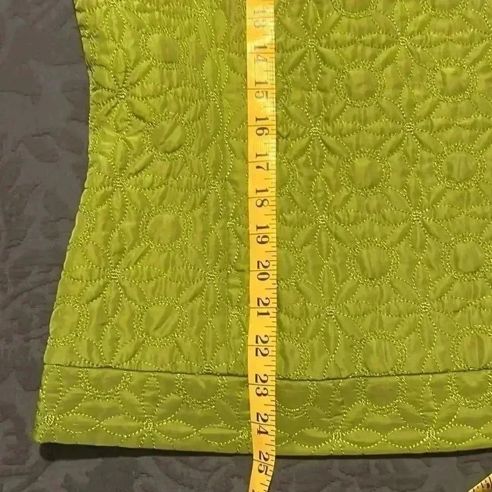 Christopher & Banks Quilted Green Woman Vest X5 - Image 9