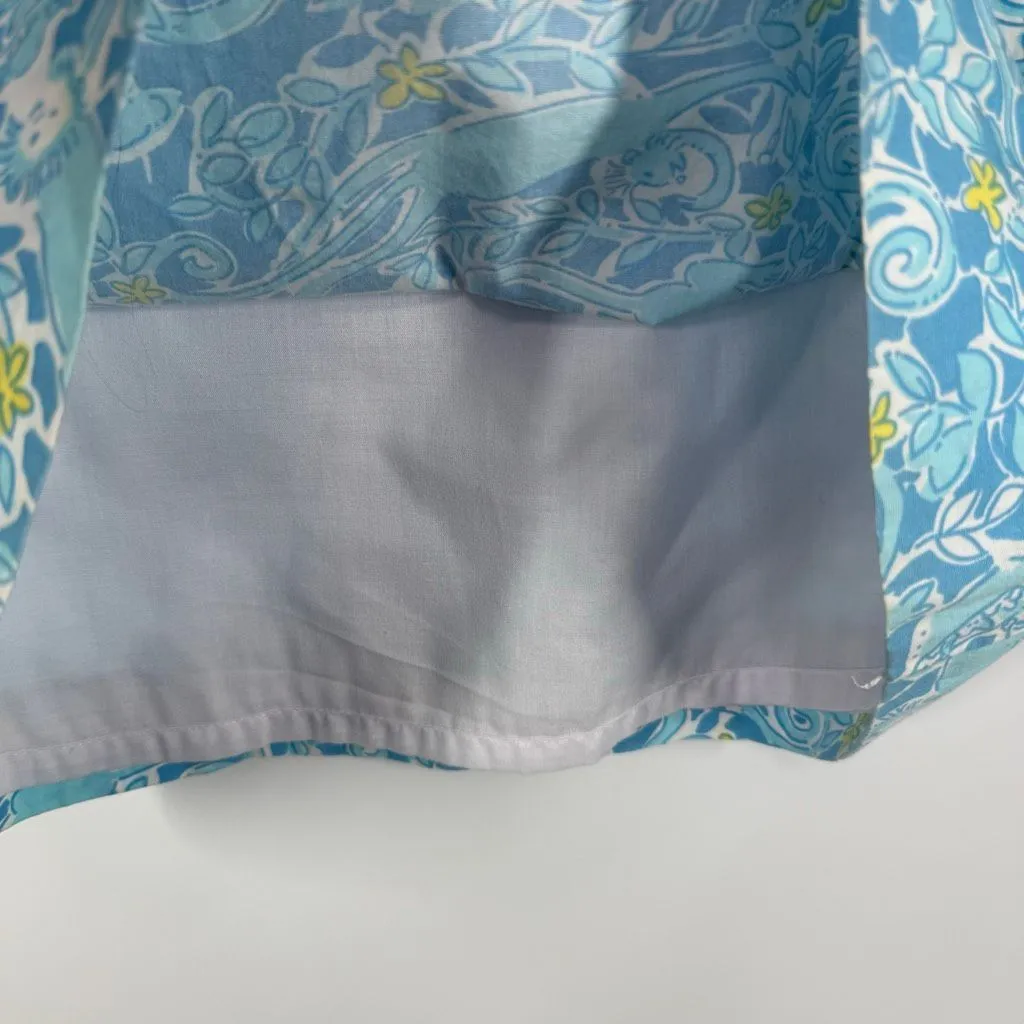 Vintage Lilly Pulitzer Kiss The Cook Monkey Print mini skirt size 4 - Image 5