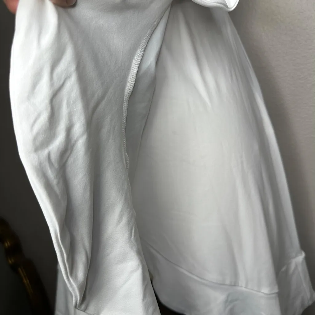 Susana Monaco Ruffled Mini Wrap Dress Size XS Sugar White Strappy Ruffle New - Image 4