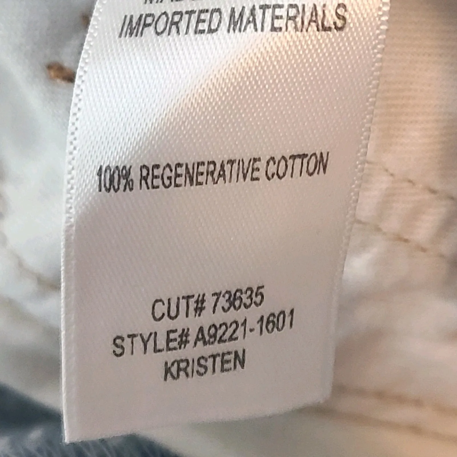 Agolde Kristen Jeans Curved Leg High‎ Waist Woman Exposure Blue Size 34 - Image 14