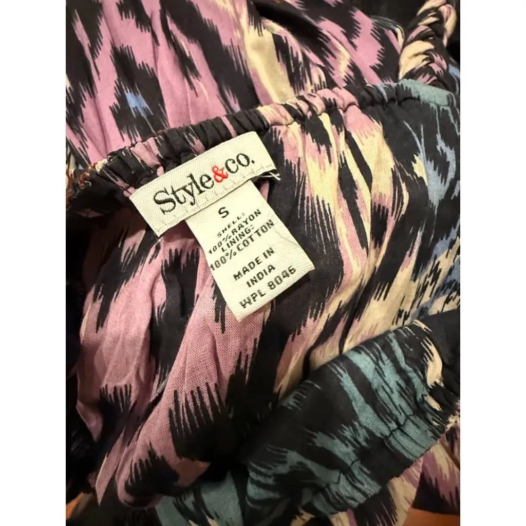 NEW Style & Co. women's small, braided strap long 1-pc dress Retails $79. - Image 2