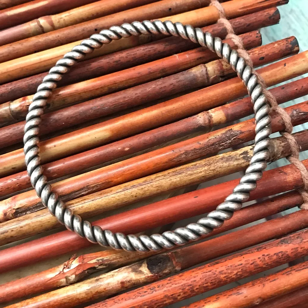 Silpada Sterling Silver Twist Bangle Bracelet - Image 2