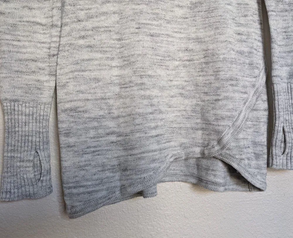 Dakini Cowl Neck Knit Drawstring Sweater‎ Tunic Gray
Womens Size XS - Image 3