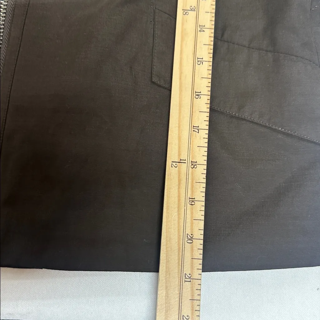 ONE WORLD Chocolate Brown Zip-Up Jacket - Image 6