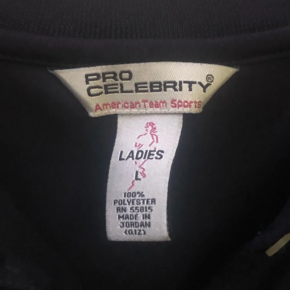 Ladies L Chief Wahoo Cleveland Indians Polo Pro Golf Shirt Blue Size L - Image 3