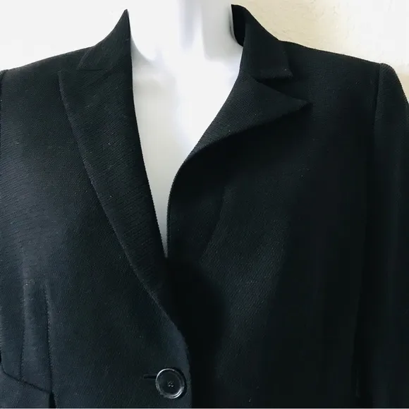 Akris Punto wool women's black blazer size 6 - Image 9