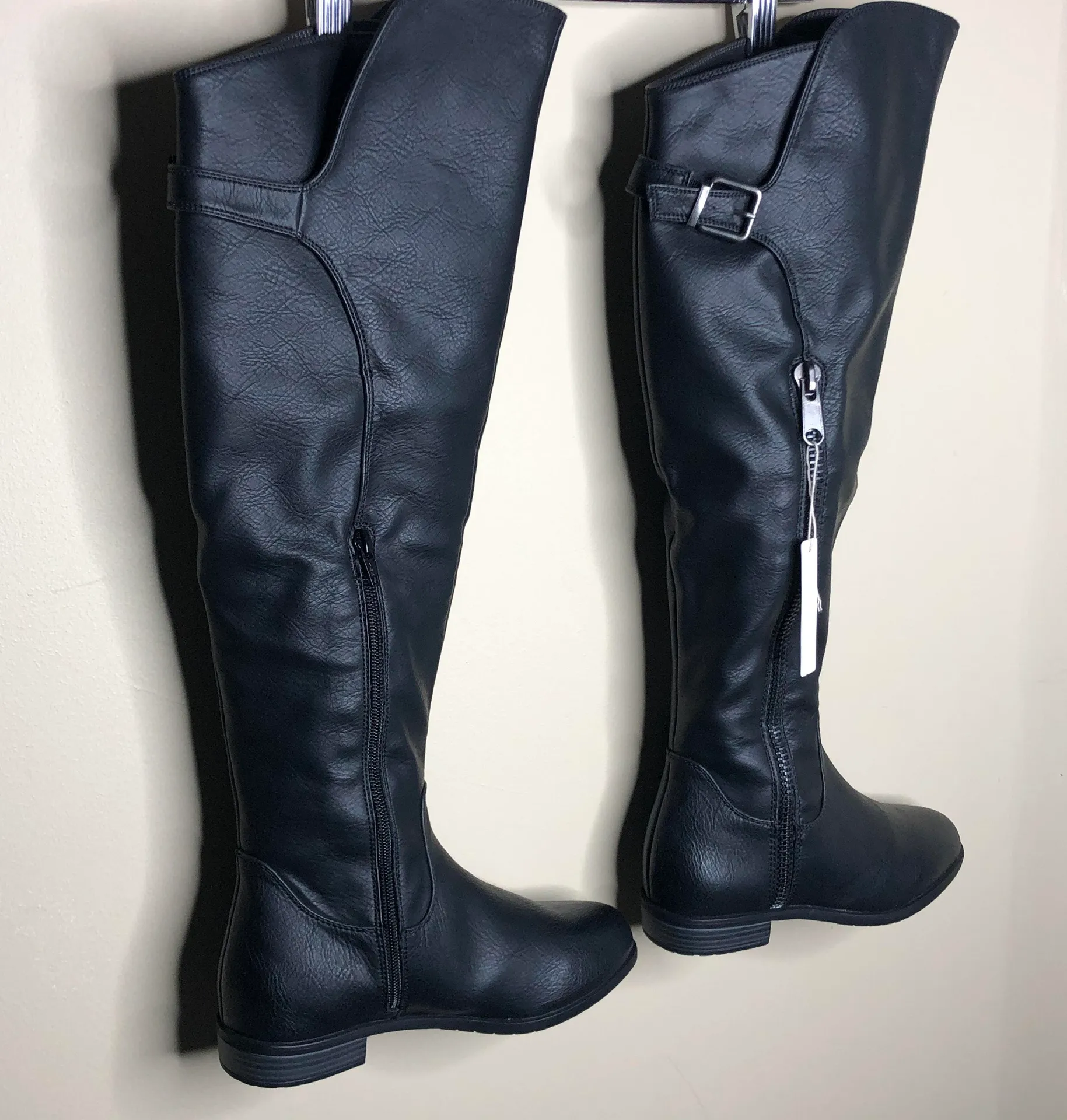 Over The Knee Boot Black Size 6 - Image 8