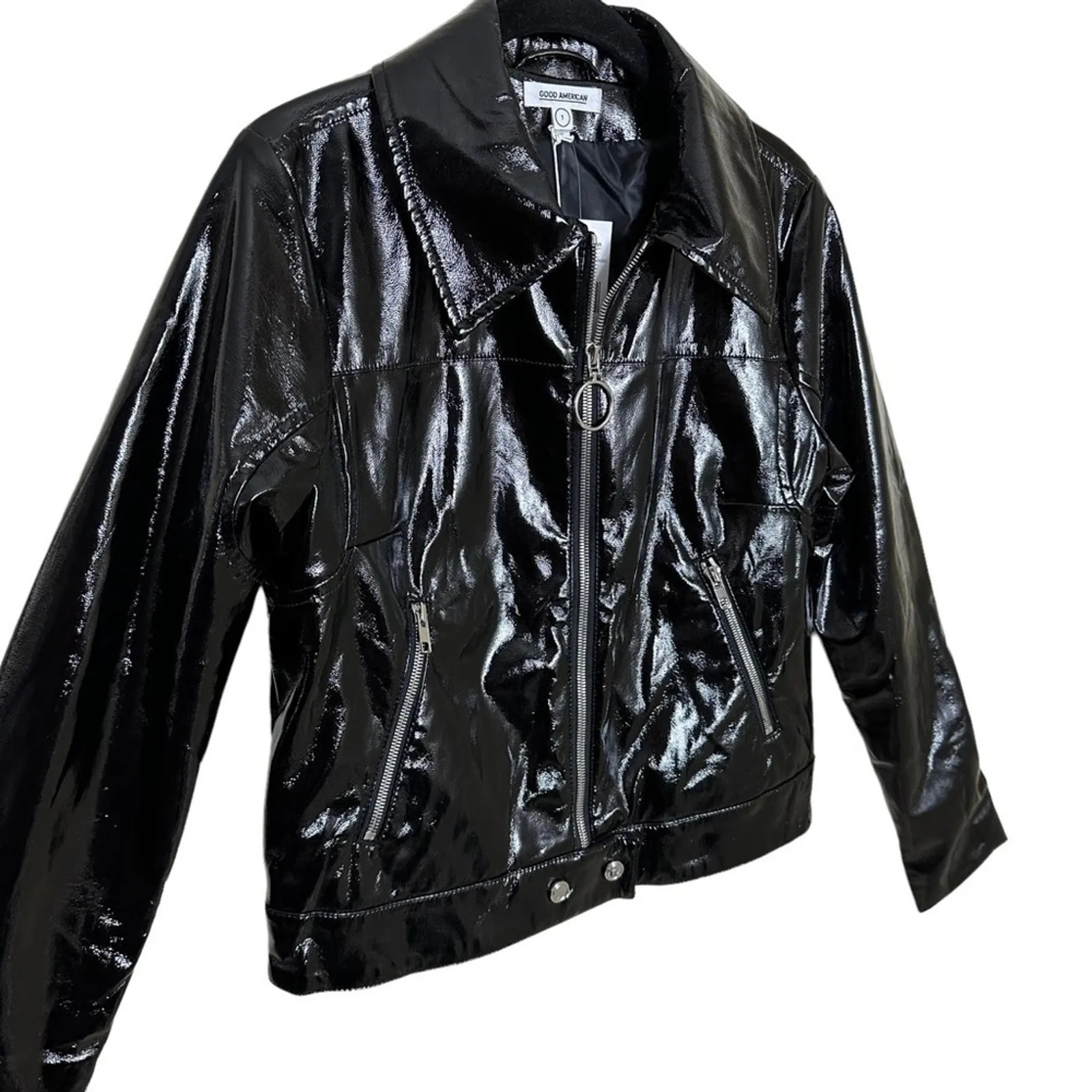 Good American Jacket Patent Faux Leather - Image 5