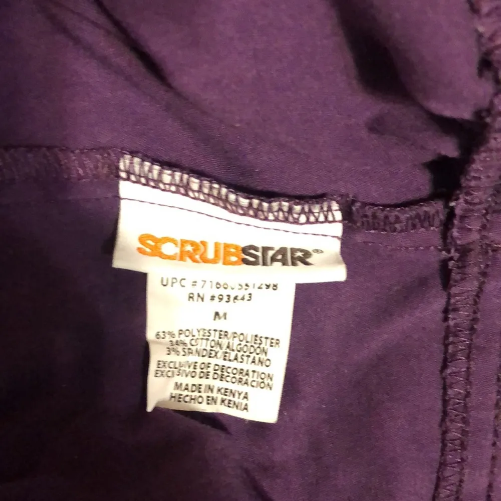 Scrub Star Women’s Medium Purple Color Scrub Pants - Image 9