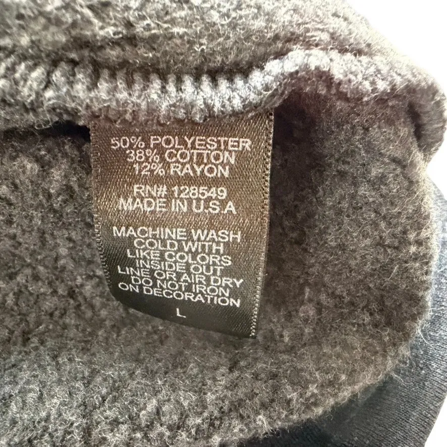 Aviator Nation Ninja Hoodie Sweatshirt Size Large Deep Navy Blue Funnel Neck - Image 7