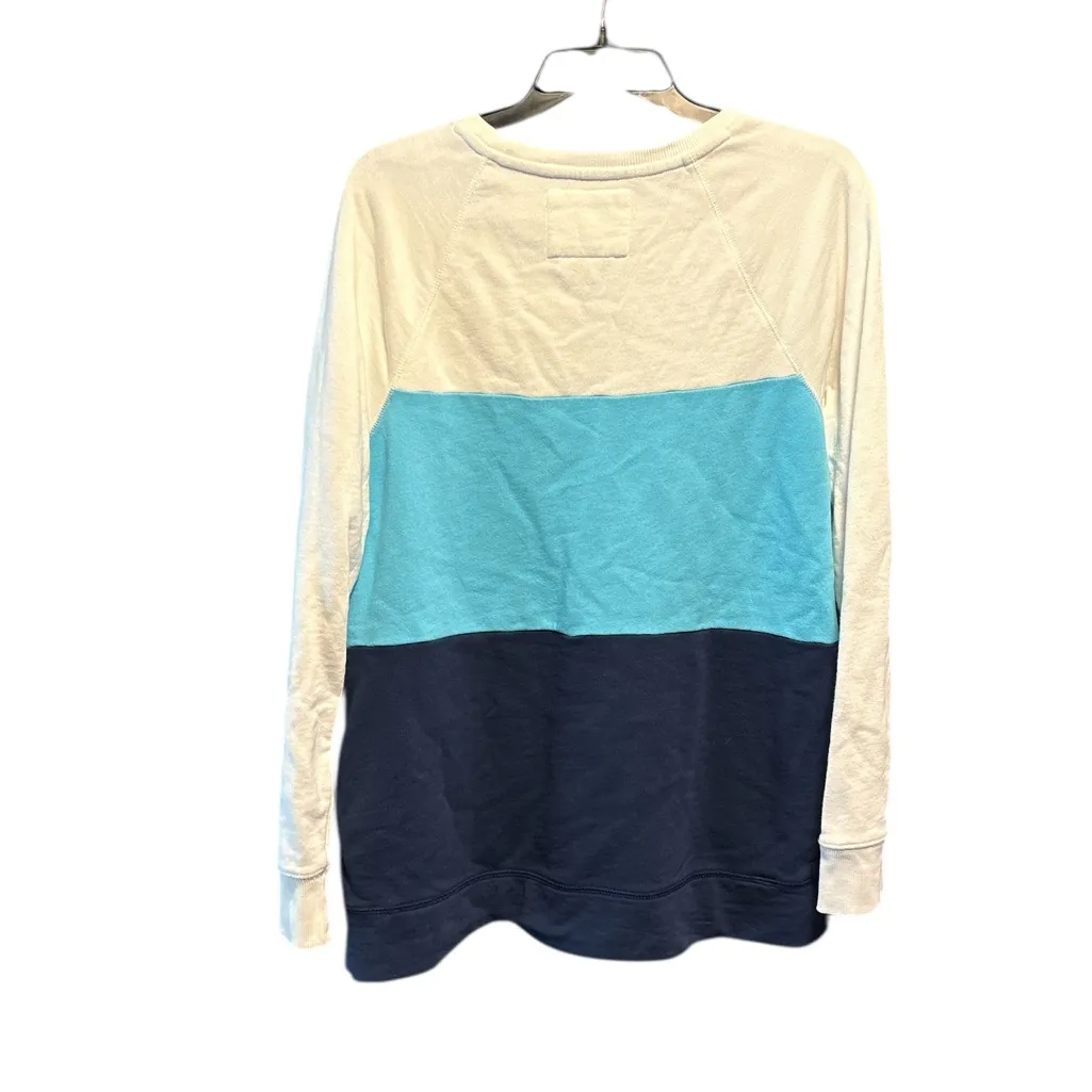 Lilly Pulitzer Luxletic Beach Comber Pullover Tunic Top Medium Navy Colorblock - Image 3