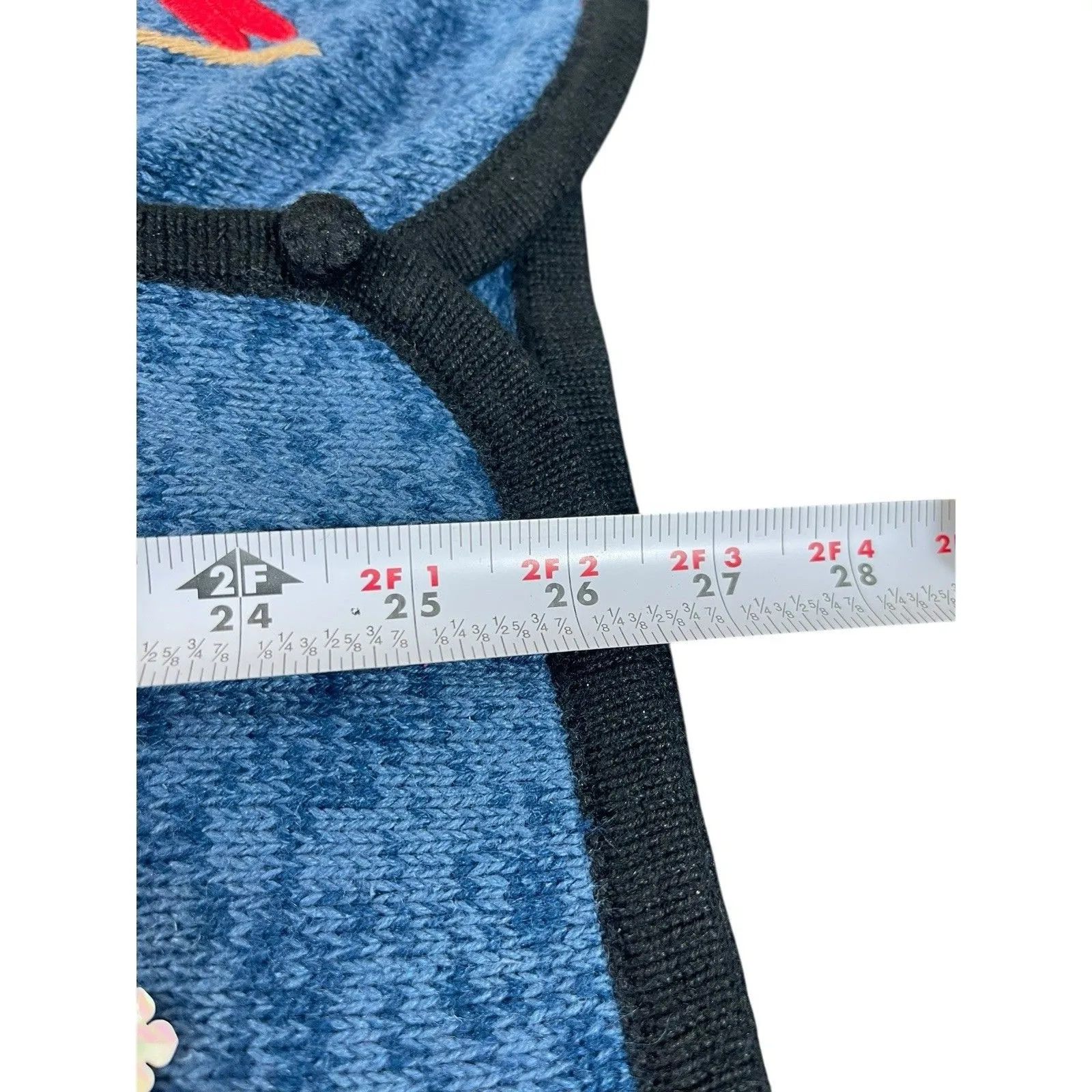 VTG Designers Originals Women’s 2X Embroidered Bird Cardinals Sweater Vest 90s Blue - Image 8