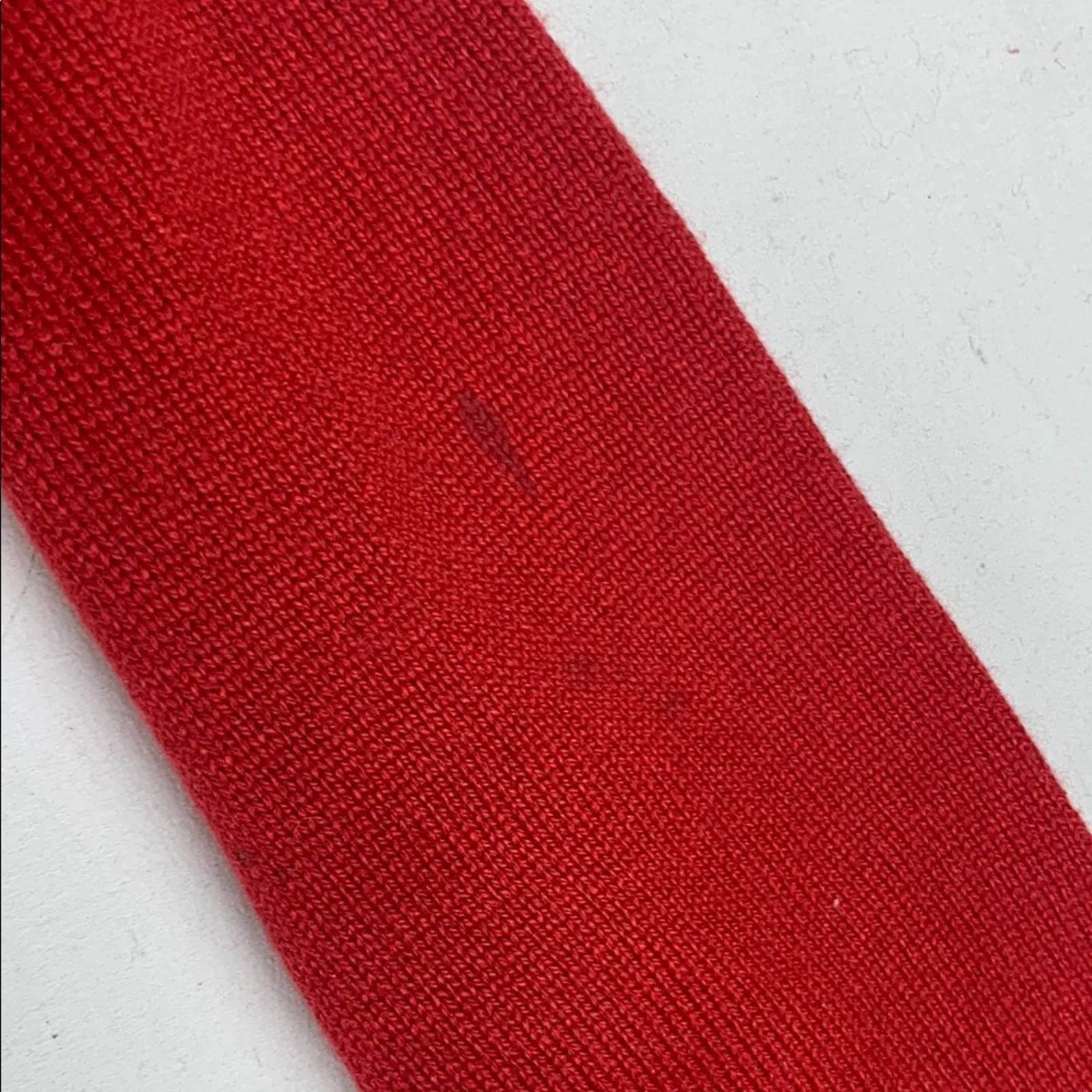 Lauren Ralph Lauren women's large ruffle neck sleeve red knit silk cashmere - Image 10