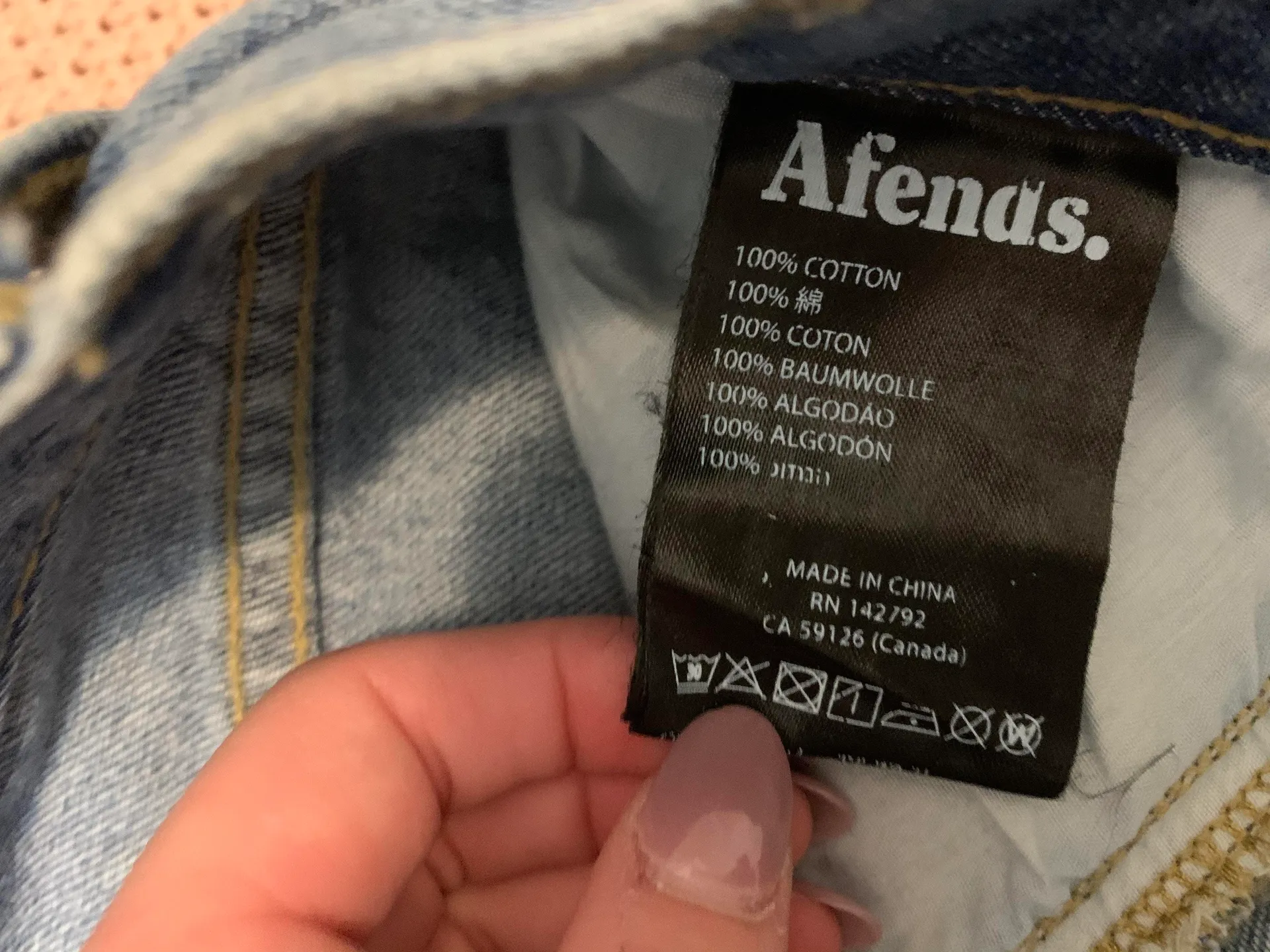 Afends Denim Shorts Size 23 - Image 4