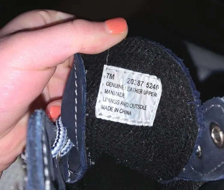 Timberland navy blue boots - Image 3