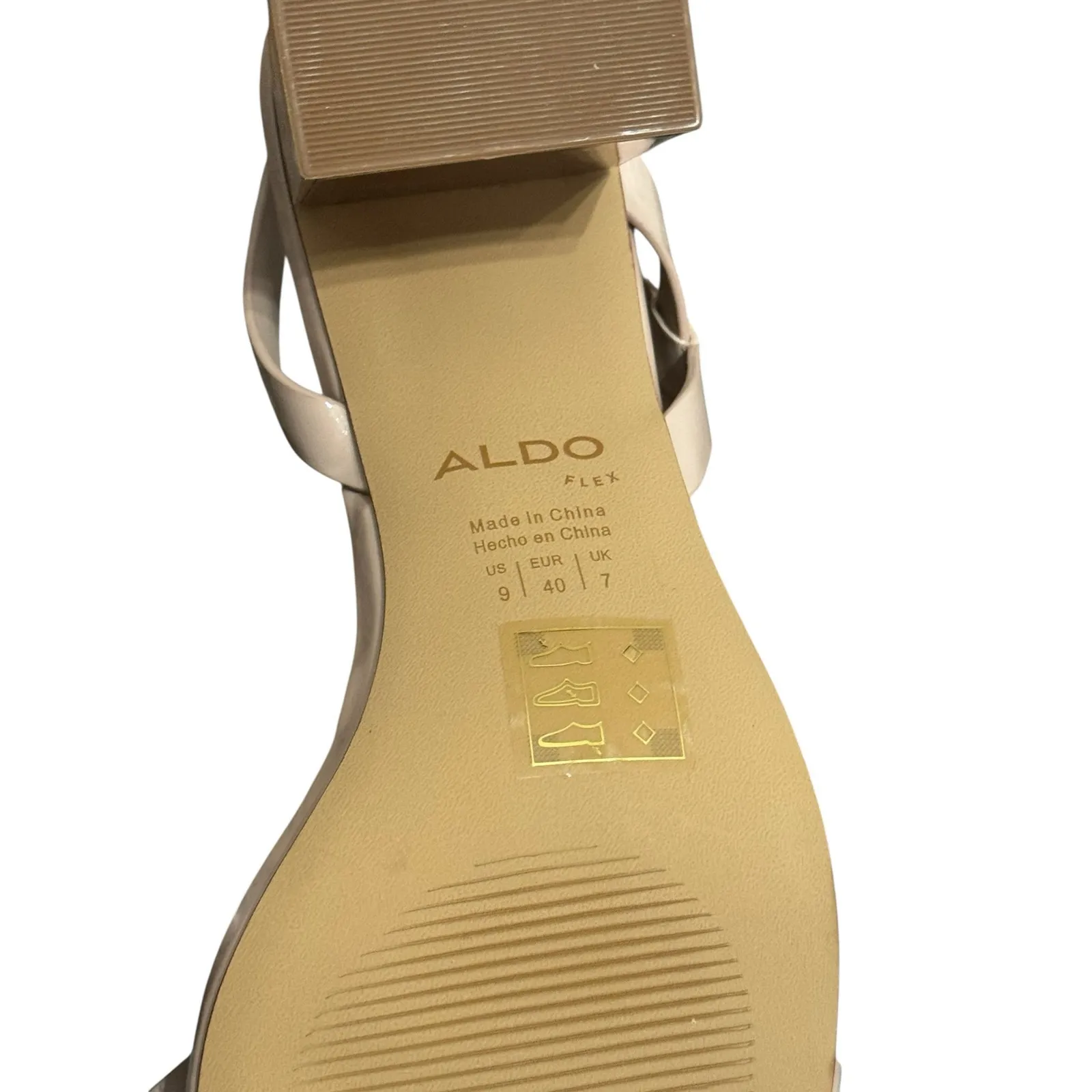 New! Aldo Shenna Strappy Slingback Heeled Patent Sandals - Size 9 - Image 11