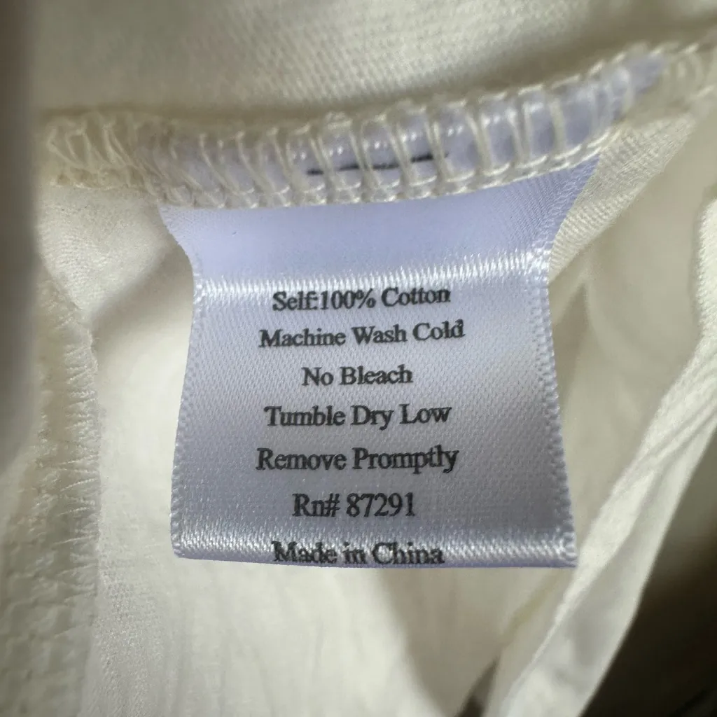 Johnny Was Cream Tank Top. - Image 7