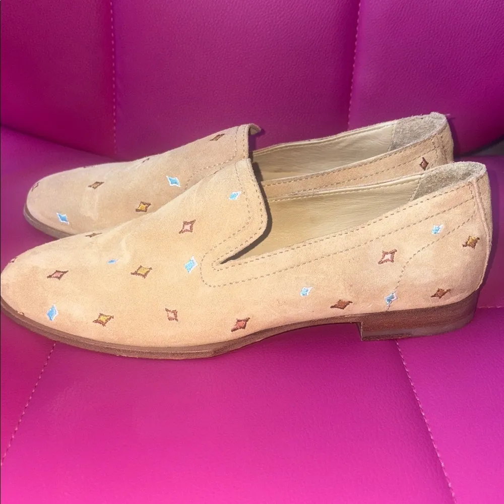 Rag & Bone Camel Tan Amber Suede Flats Size 5 - Image 6
