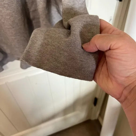 WAYF Gray Casual Crew Neck‎ Sweater Long Sleeve Knit Pullover Size L - Image 8