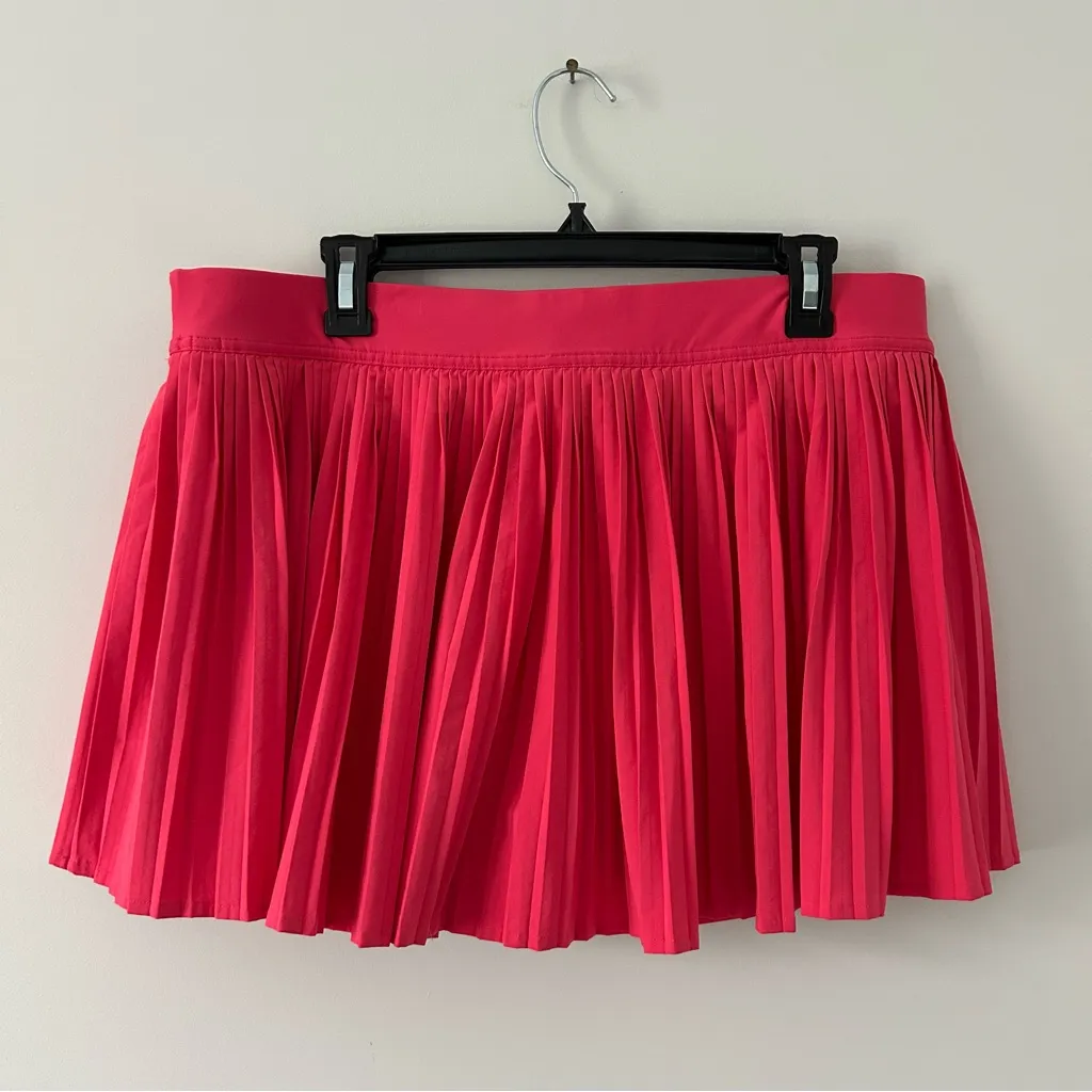 Lululemon Varsity High Rise Pleated Tennis Skirt Glaze Pink 14 - Image 4