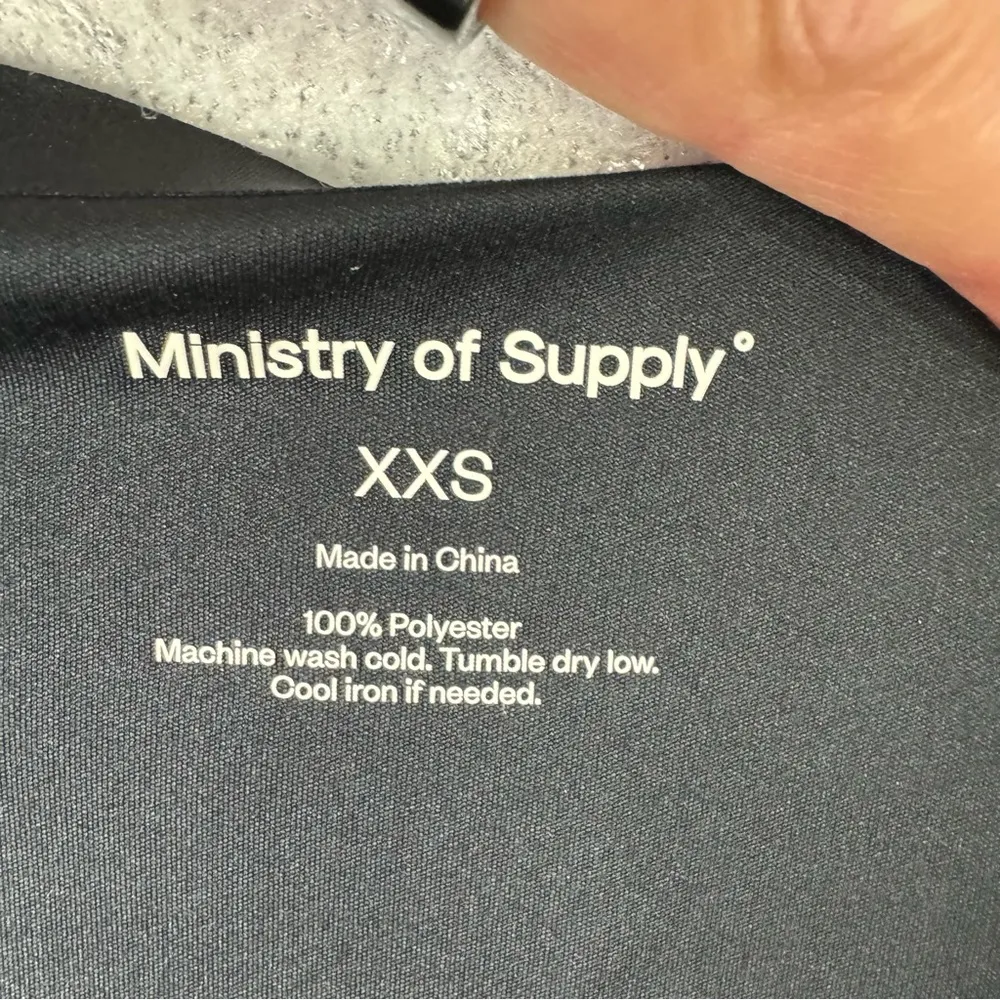 Minister Of Supply Size XXS Luxe Touch Tee In Black Stretch Moisture Wicking NEW - Image 8